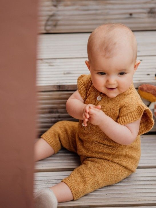 Wedoble gestrickter Jumpsuit aus Merinowolle