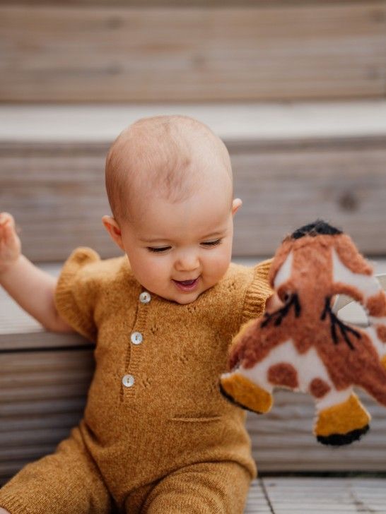 Wedoble gestrickter Jumpsuit aus Merinowolle