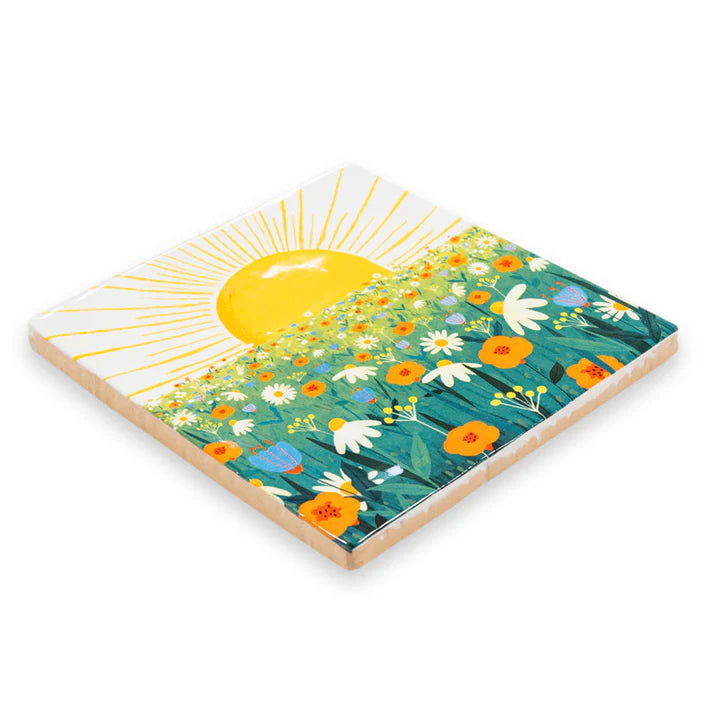 Tegeltje_met_zon_en_bloemen_schuin