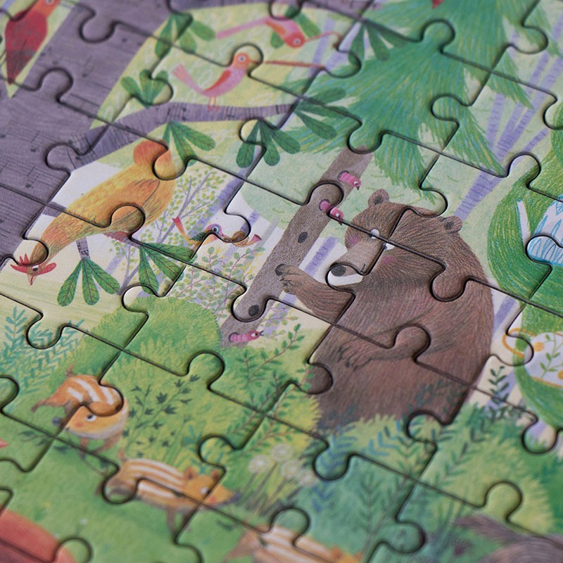 Londji-Puzzles-Pocket Puzzle – NIGHT & DAY IN THE FOREST (1)