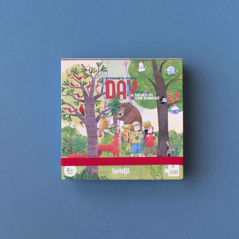 Londji-Puzzles-Pocket Puzzle – NIGHT & DAY IN THE FOREST