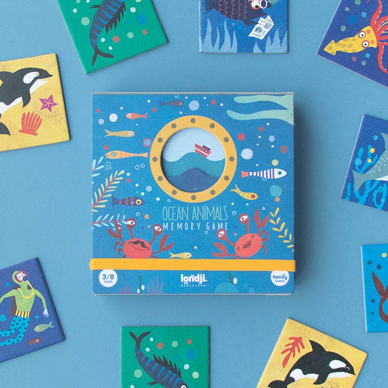 Memory Game – OCEAN ANIMALS (8)