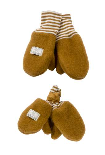 Pickapooh Baby Fäustel aus Wollfleece (caramel)