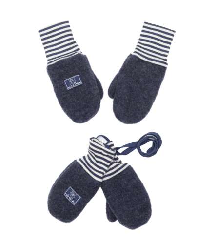 Pickapooh Baby Fäustel aus Wollfleece (marine)