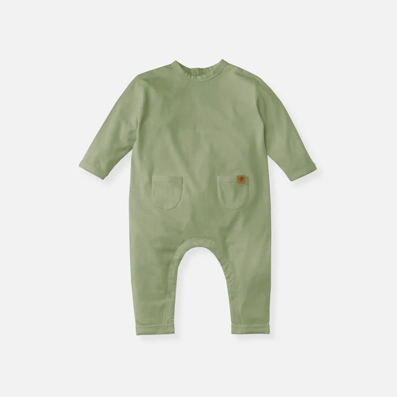 Onesie-voor-kinderen-Olive-Green