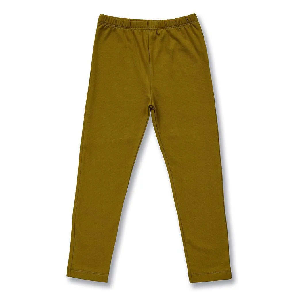 Sense Organics Leggings in dunklem Dunkelolivgrün, Modell LINDA