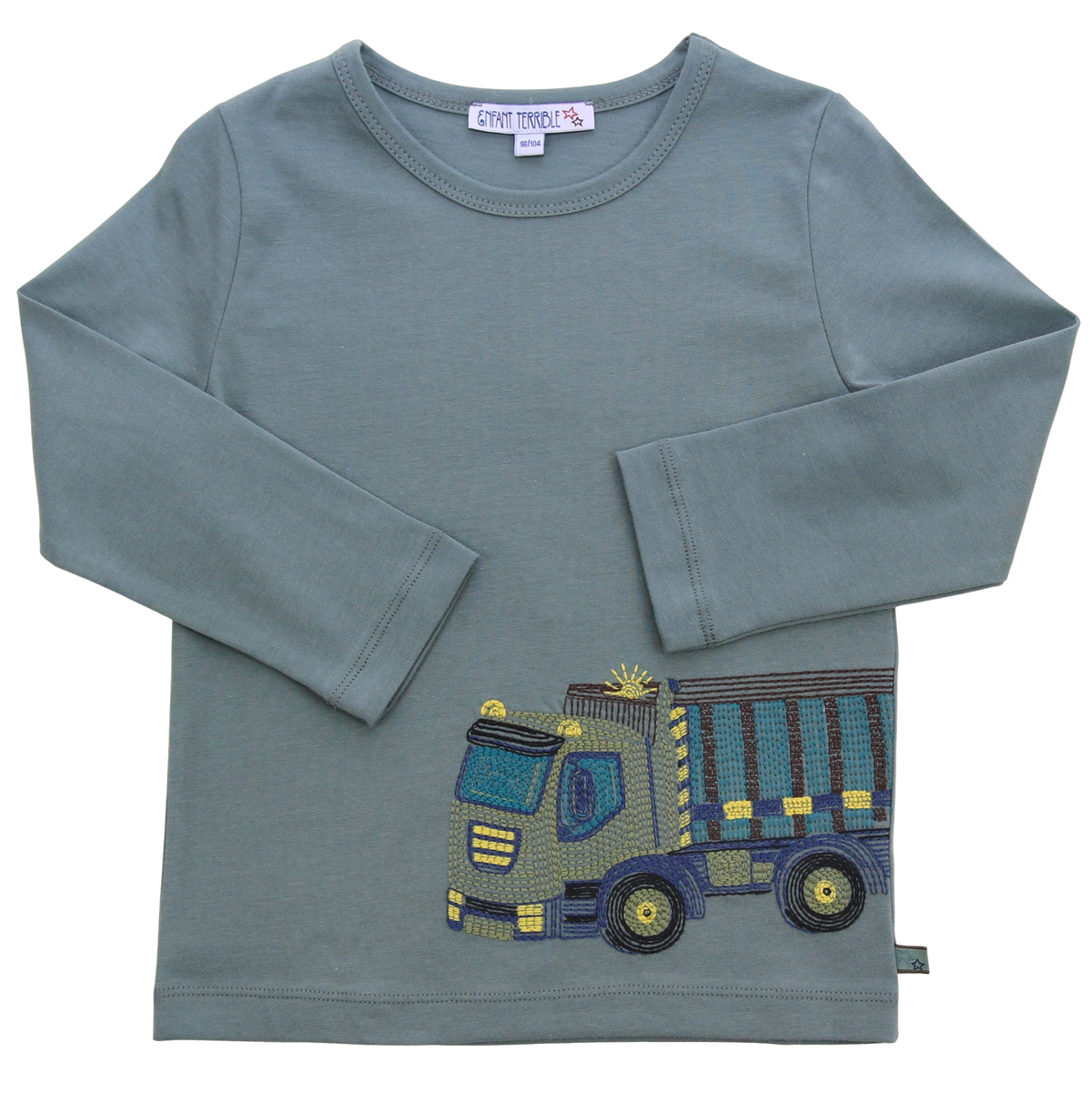 Enfant Terrible Shirt mit LKW Stickerei