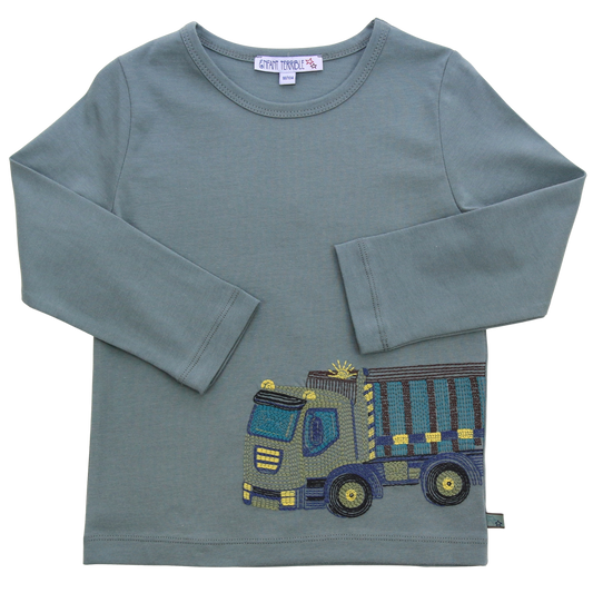Enfant Terrible Shirt mit LKW Stickerei