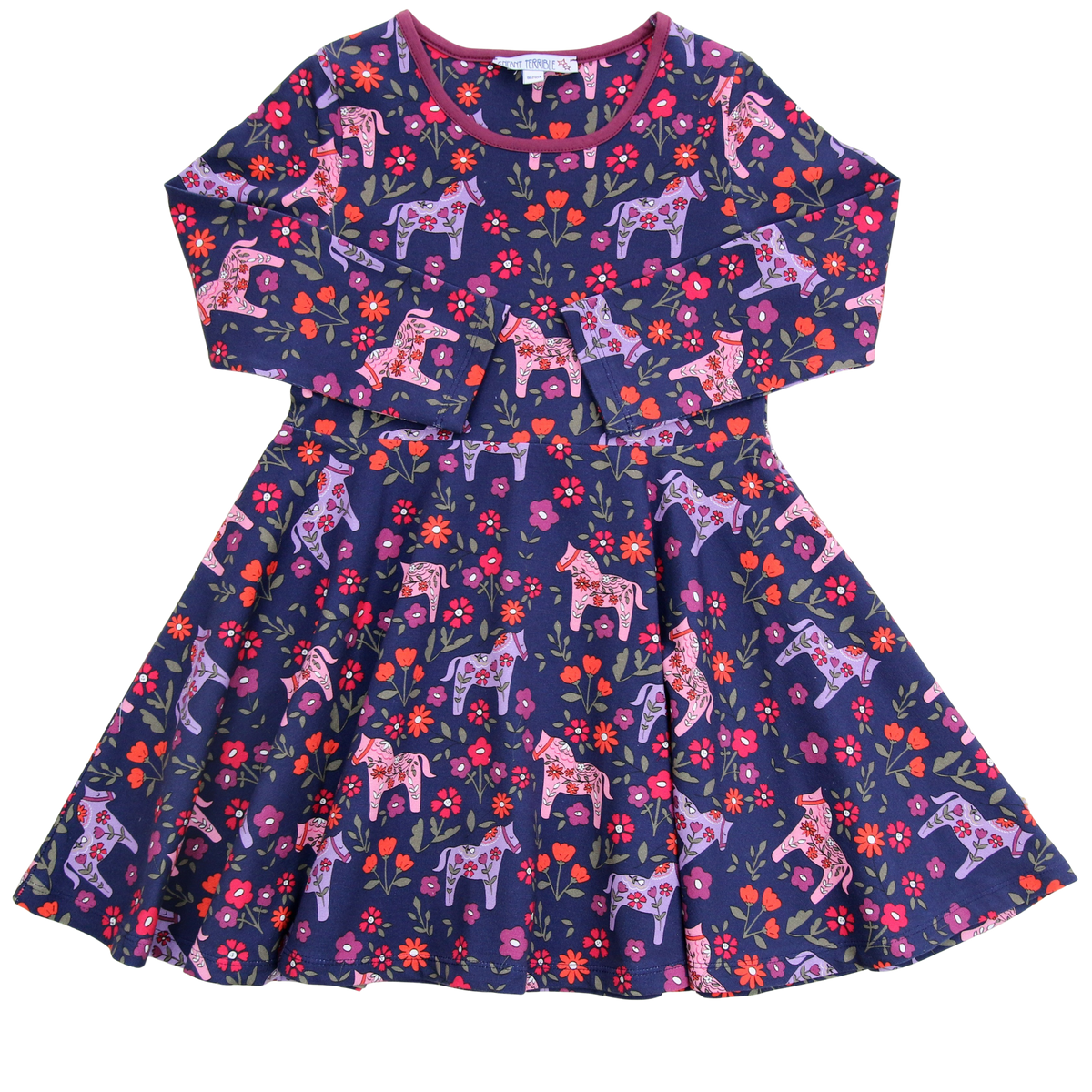 Enfant Terrible Drehkleid mit Pferdedruck