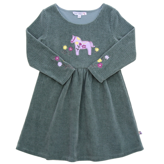 Enfant Terrible Kleid mit Stickerei Velvet Rib