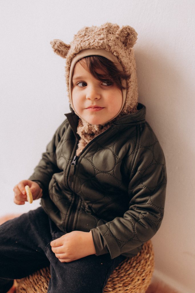 Wooly Organic Balaclava Teddyplüsch mit Wolle