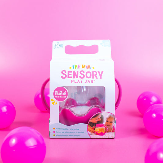 Glo Pals Mini Sensory Jar Pink