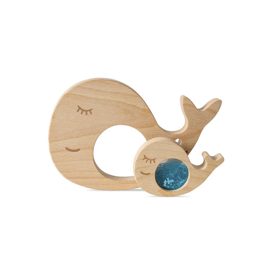 Petit Boum Sensory Puzzle Whale & Baby