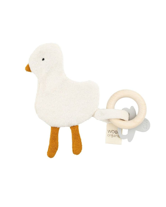 Wooly Organic Crinkle-Spielzeug "Gans"