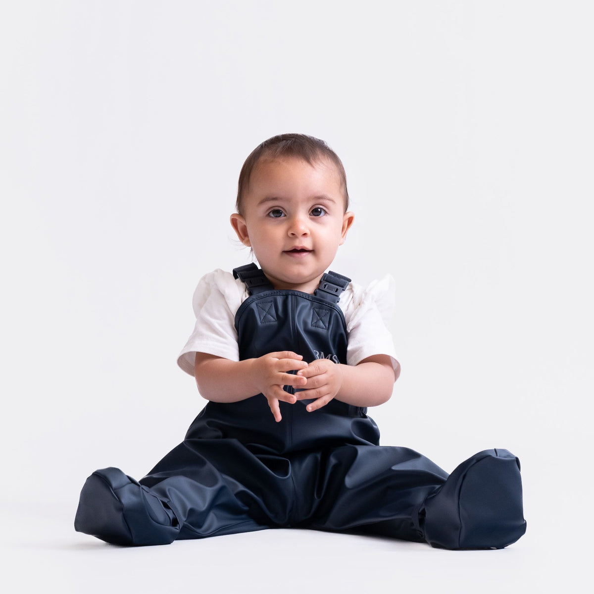 BMS BabyBuddy - Matschhose für Krabbelkinder - in marine blau