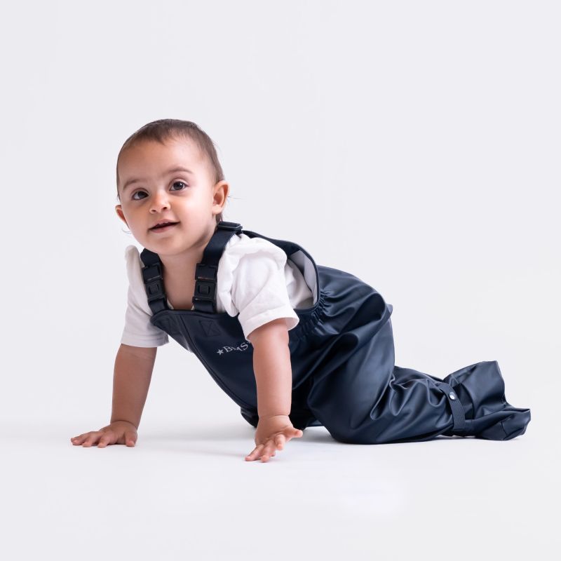 BMS BabyBuddy - Matschhose für Krabbelkinder - in marine blau