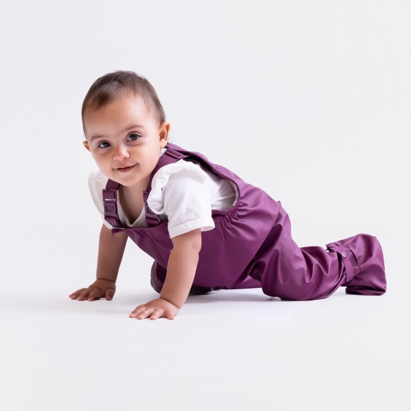 BMS BabyBuddy - Matschhose für Krabbelkinder - in beere