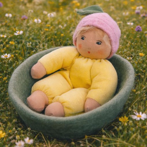 Nanchen Puppe Blütenbaby gelb