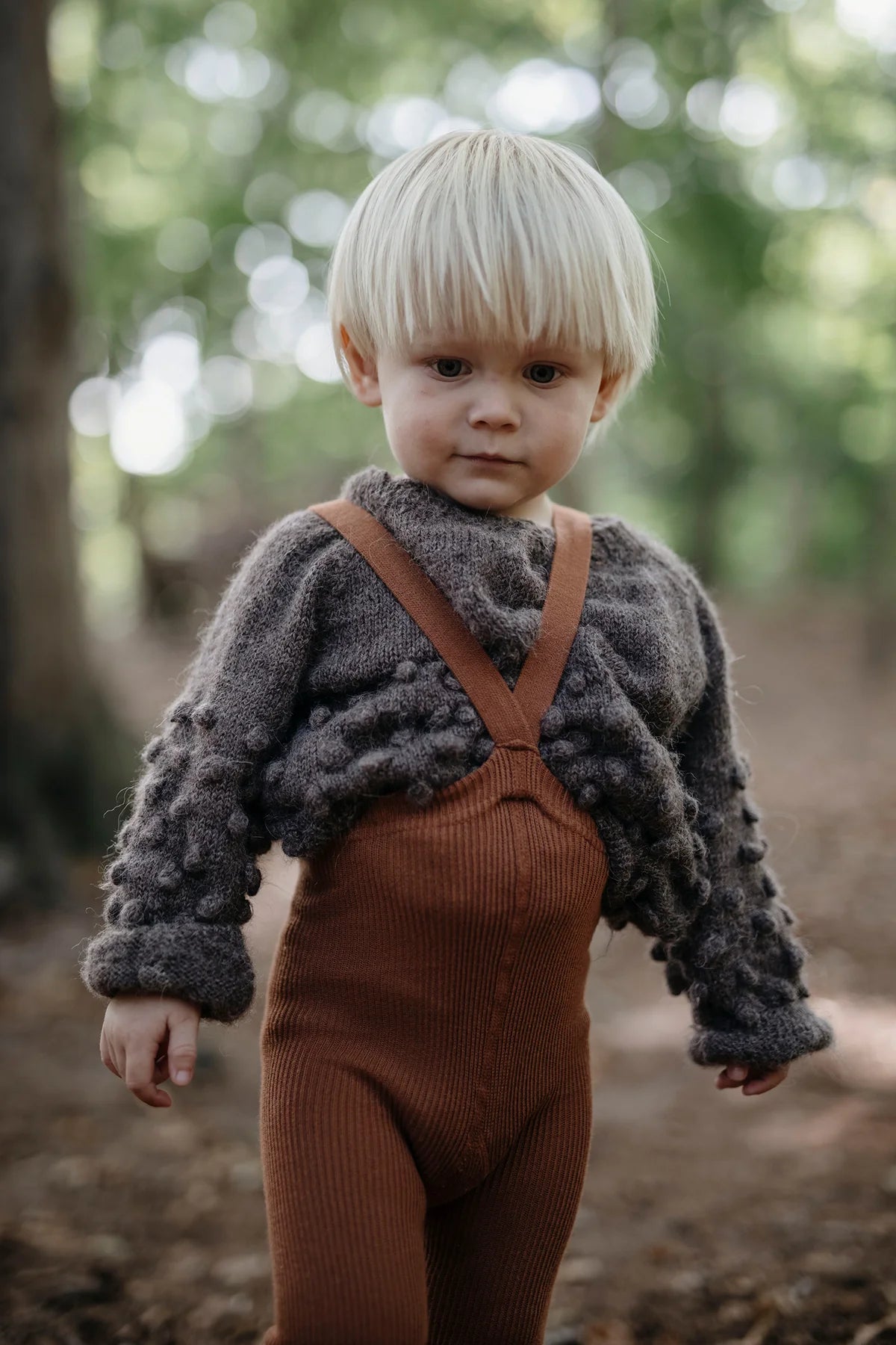 Silly Silas Footed Cotton Tights (GOTS) cinnamon