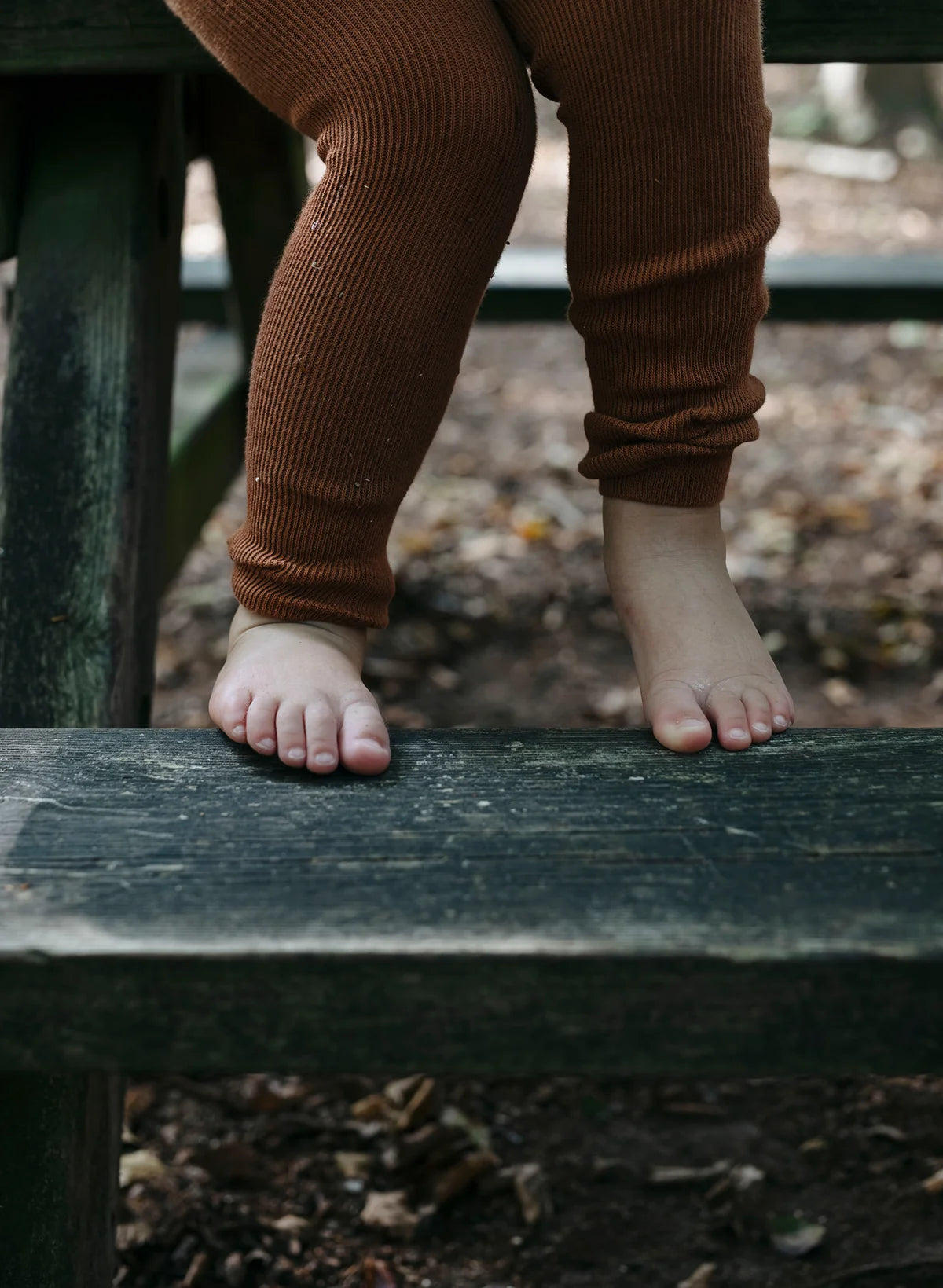 Silly Silas Footless Cotton Tights (GOTS) cinnamon