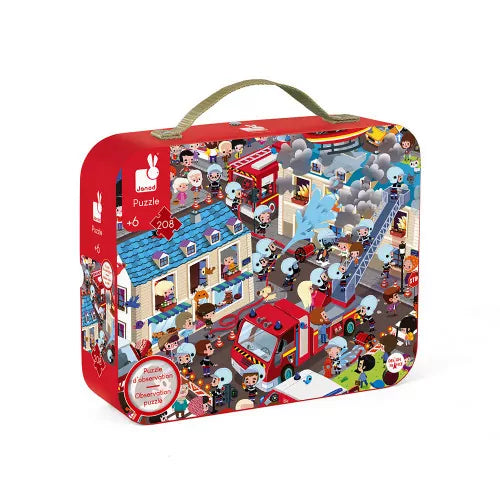 puzzlekoffer-rundpuzzle-feuerwehr-mit-suchspiel-208-teile
