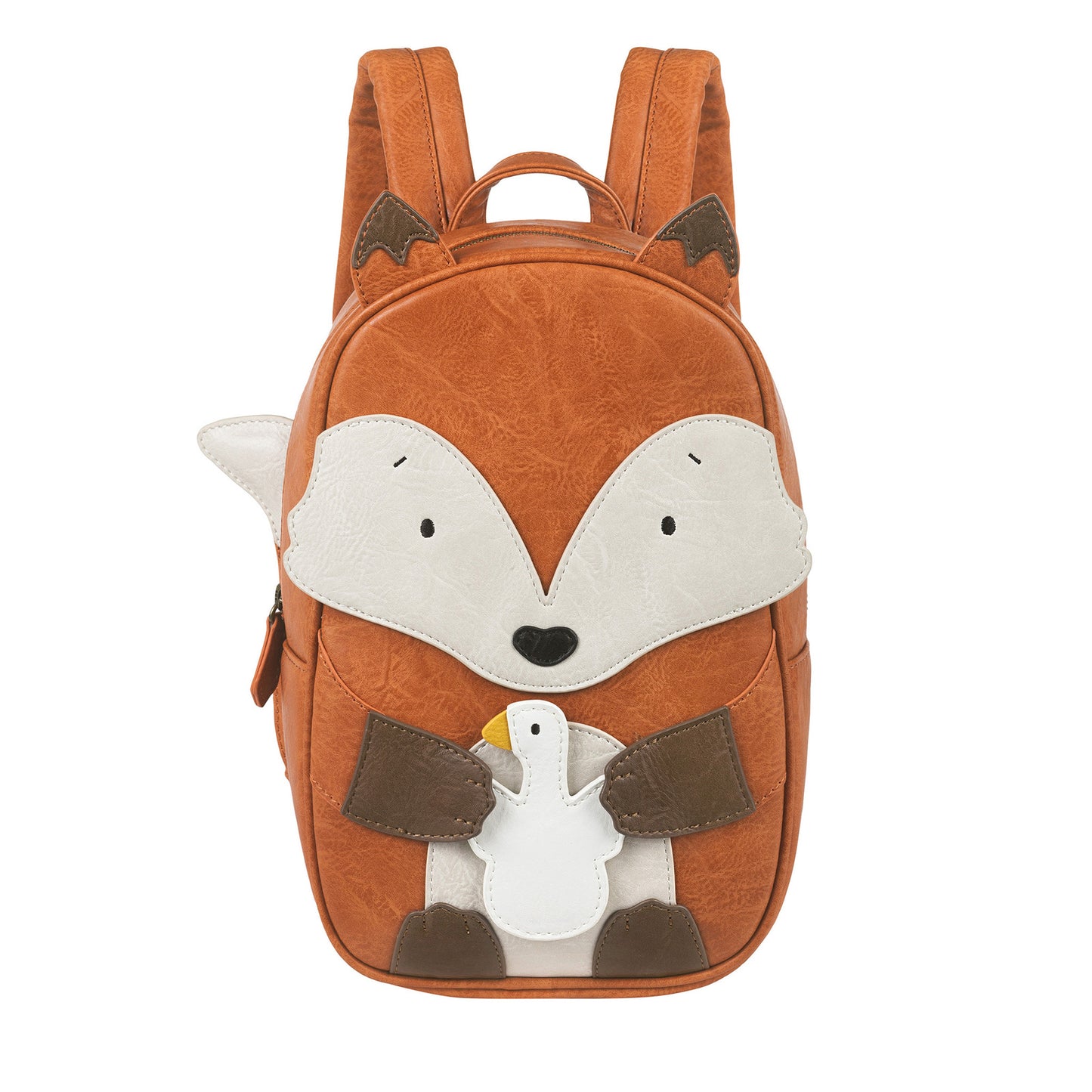 little-who-rucksack-kinder-kita-vegan-großer-fuchs-frankie-frontansicht