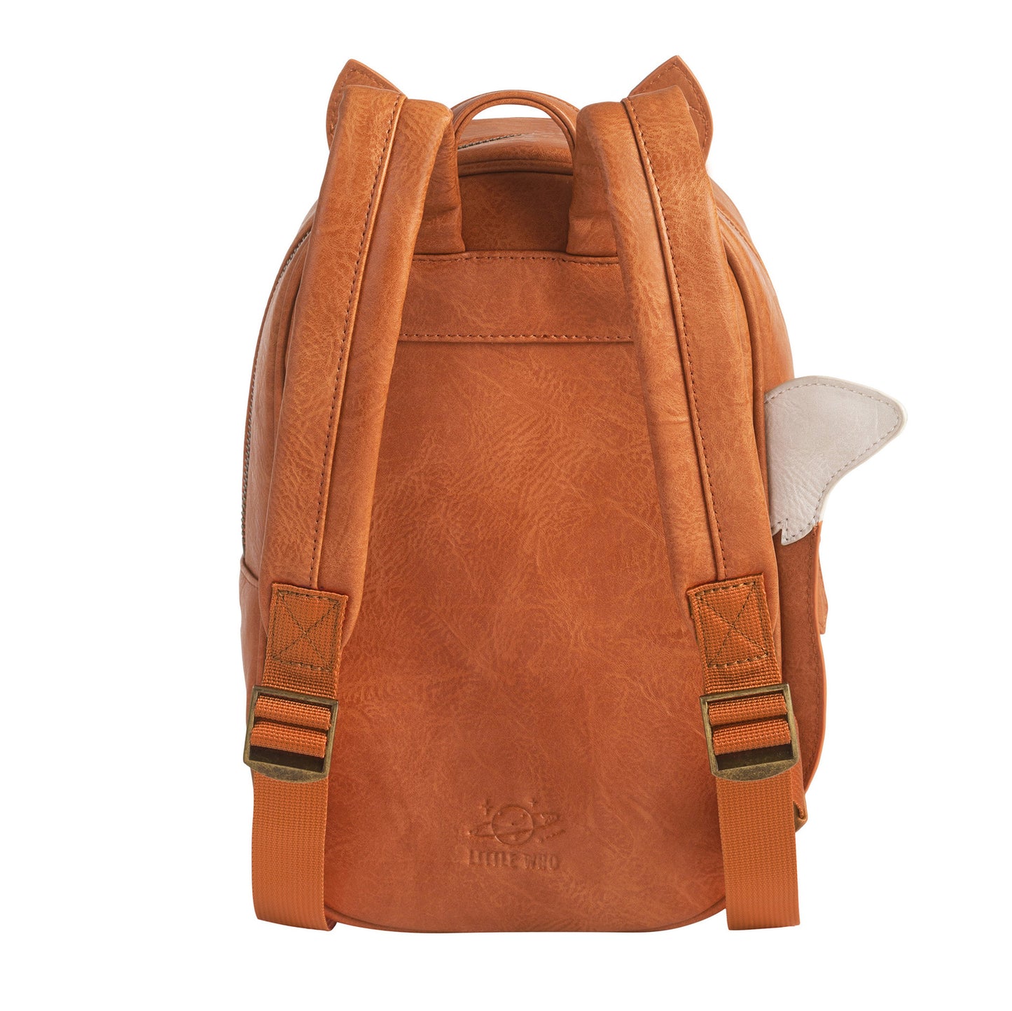 little-who-rucksack-kinder-kita-vegan-großer-fuchs-frankie-rückansicht