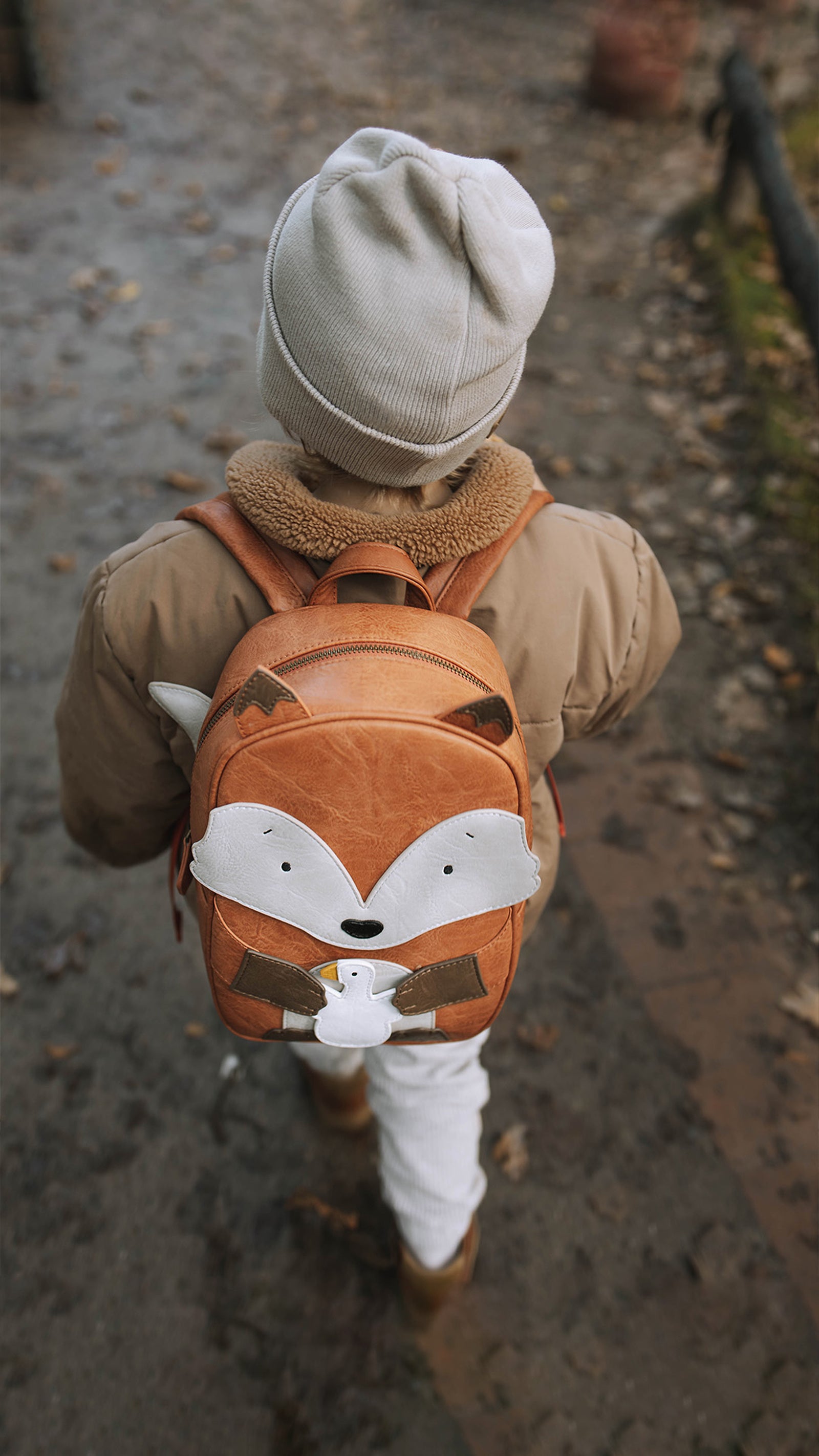 little-who-rucksack-kinder-kita-vegan-großer-fuchs-frankie