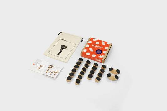 Loggos Designobjekt und Stapelspiel Buche (M-Set)