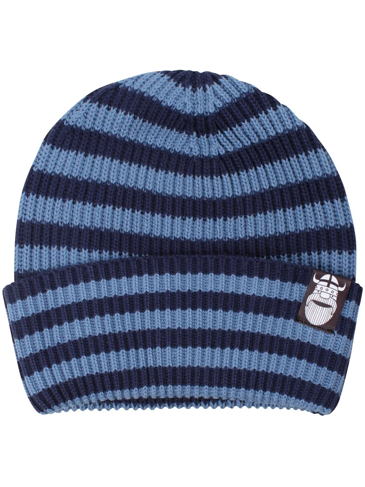 Danafae Daneby Cotton Beanie Dark Navy/Porcelaine ERIK