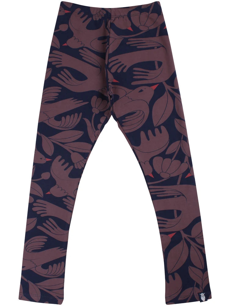 Danafae Danecheer Cotton Leggings Dark Navy/Mauve BIRDIEUP