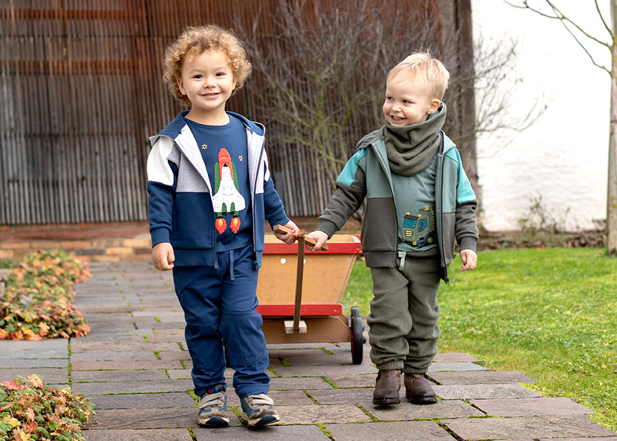 Enfant Terrible Shirt mit Bouclé Raketenstickerei