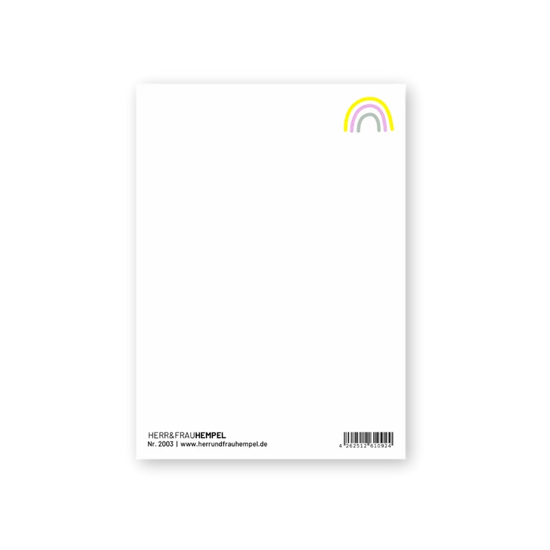 Herr & Frau Hempel Postkarte - Hallo kleines Wunder