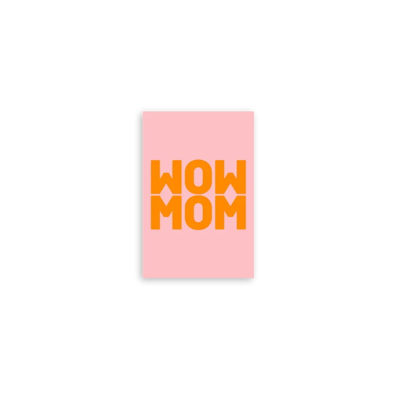 Herr & Frau Hempel Mini Postkarte WOWMOM