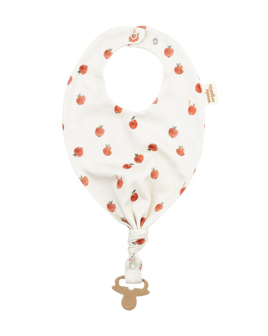 Wooly Organic Bib mit Schnullerclip