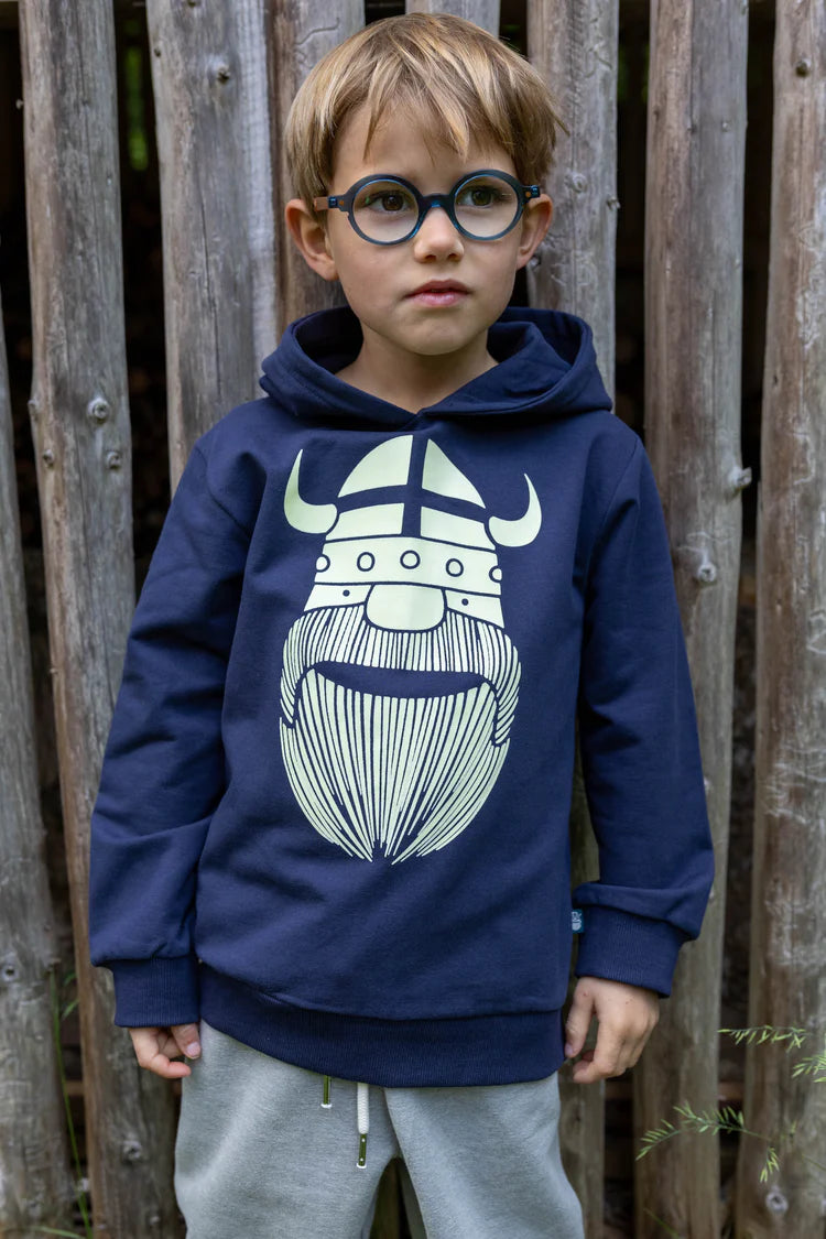 Danafae Hoodie "Danewarrior" Erik - leuchtet im Dunkeln