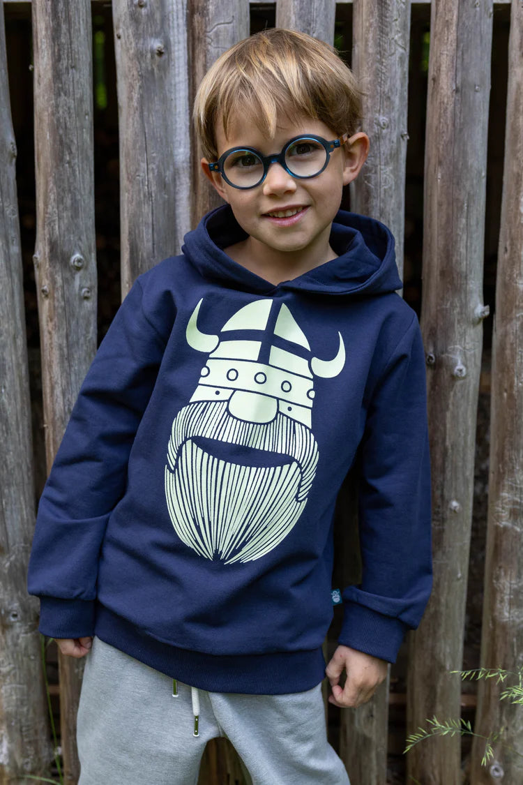 Danafae Hoodie "Danewarrior" Erik - leuchtet im Dunkeln
