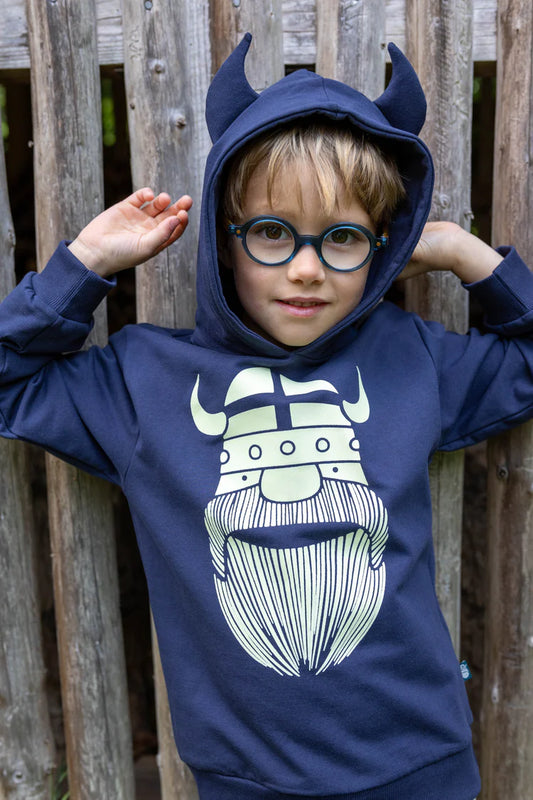 Danafae Hoodie "Danewarrior" Erik - leuchtet im Dunkeln