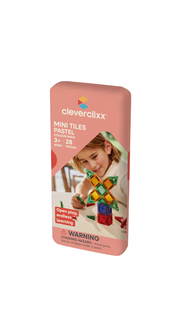 Cleverclixx Mini Tiles Pack Pastellfarben – 28 teile