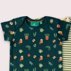 Little Green Radicals - Spring Garden Organic Baby-Body 2-Pack