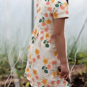 Little Green Radicals - Flora-Kurzarmkleid