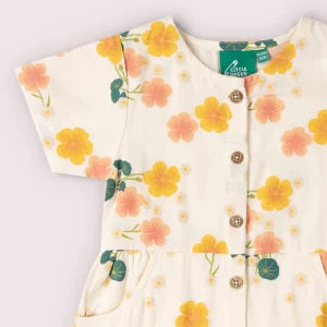 Little Green Radicals - Flora-Kurzarmkleid
