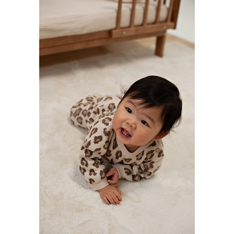 Feetje Baby Strickpullover Leopard