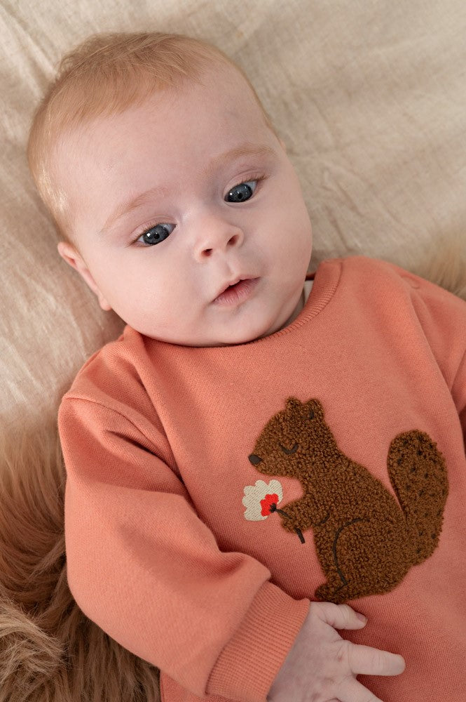 Feetje Baby Sweater oversized - Forest Garden