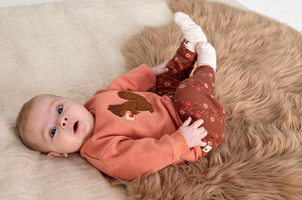 Feetje Baby Sweater oversized - Forest Garden
