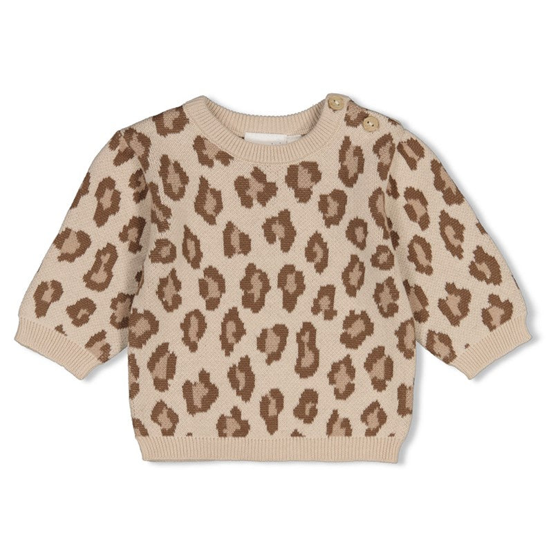 Feetje Baby Strickpullover Leopard