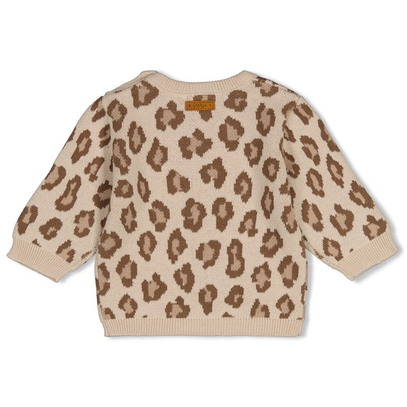 Feetje Baby Strickpullover Leopard