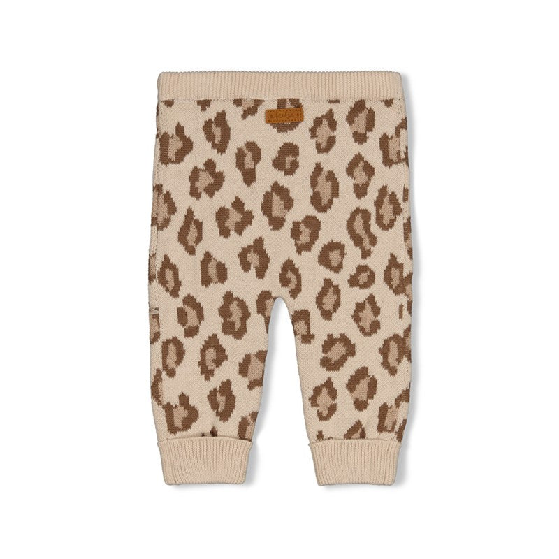 Feetje Baby Strickhose Leopard