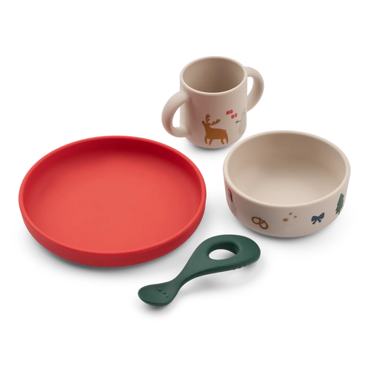 LIEWOOD Vivi Kindergeschirr-Set – Holiday Sandy