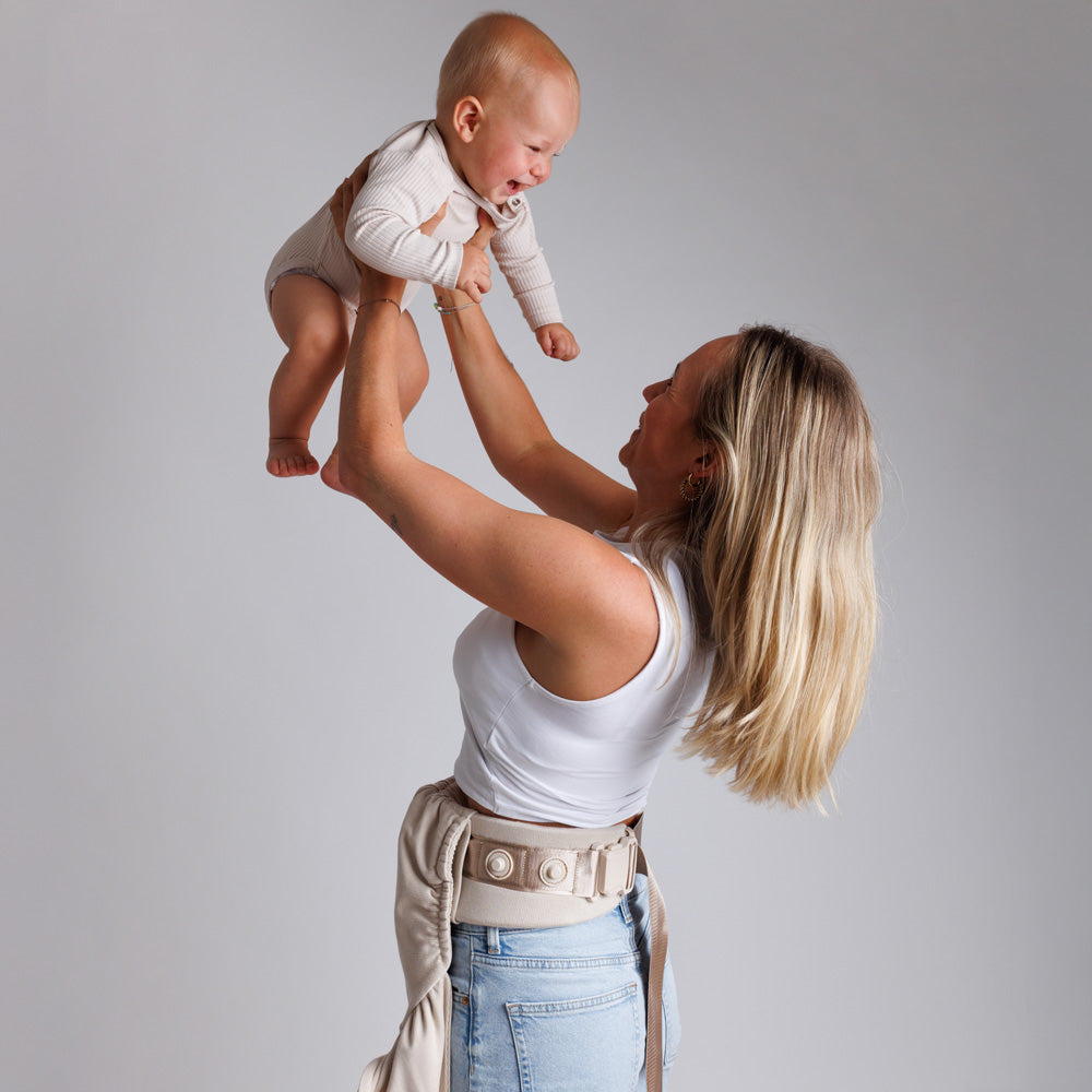 COCOO ME NOVA – Die ELASTISCHE Babytrage ab Geburt (beige)